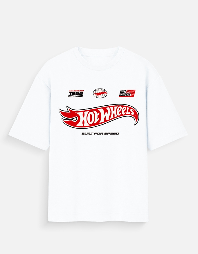 img_3362361ce8b0a0.jpg "HOTWHEEELS" Oversized Standard T-Shirt - Image 1