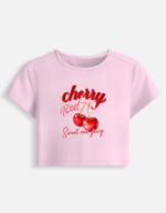 "CHERRY RED" Baby Tee